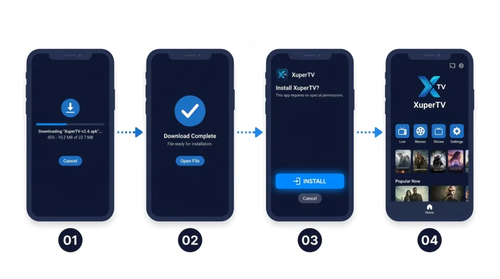 XuperTV installation guide